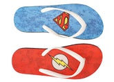 Super Man & Flash Premium Men's Comfort Slipper