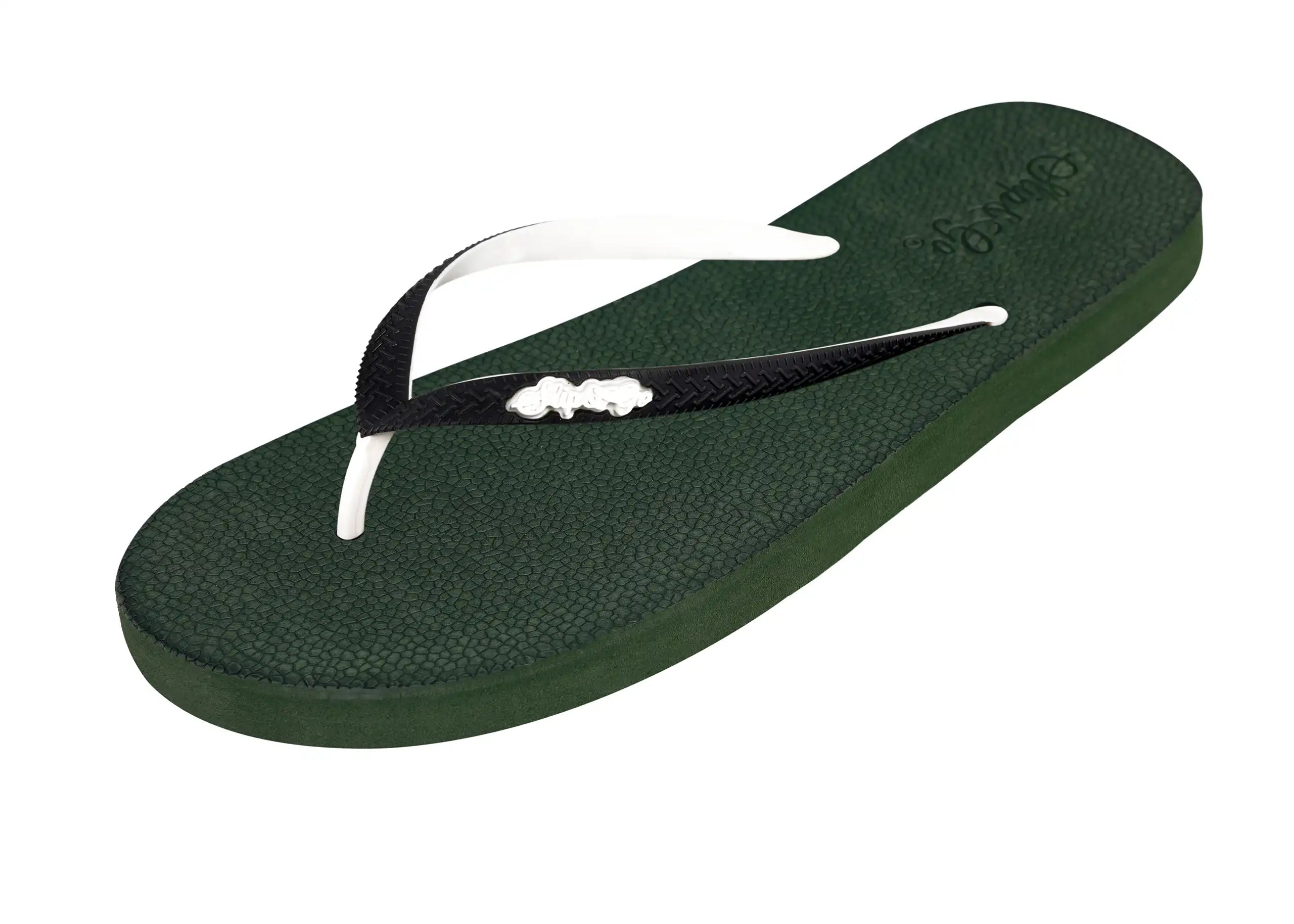Natural Olive Green Premium Kids Comfort Slipper