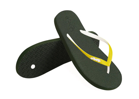 Natural Olive Green Premium Kids Comfort Slipper