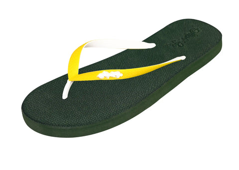 Natural Olive Green Premium Kids Comfort Slipper