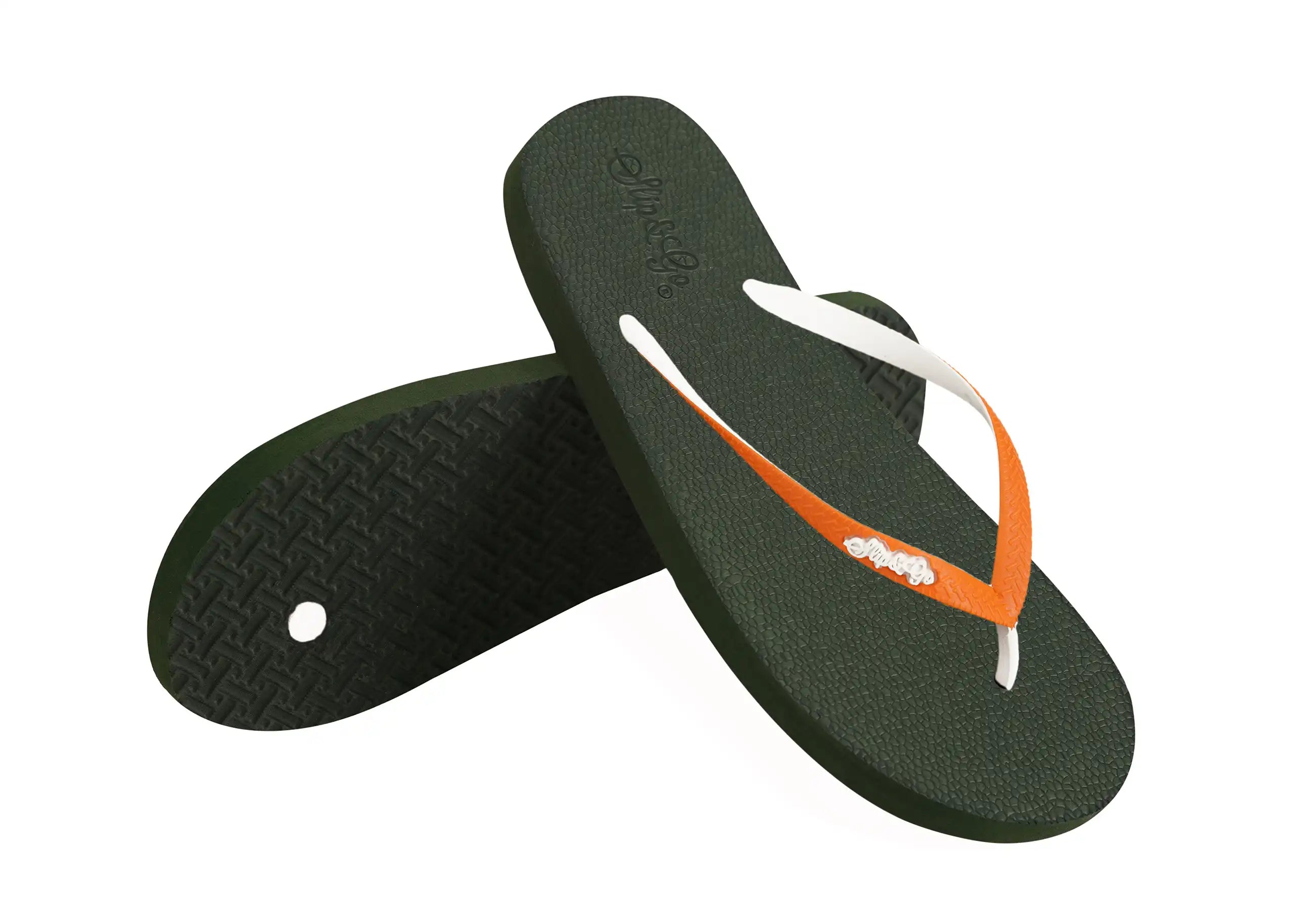 Natural Olive Green Premium Kids Comfort Slipper