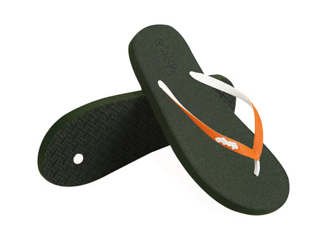 Natural Olive Green Premium Kids Comfort Slipper