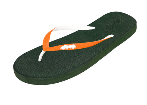 Natural Olive Green Premium Kids Comfort Slipper