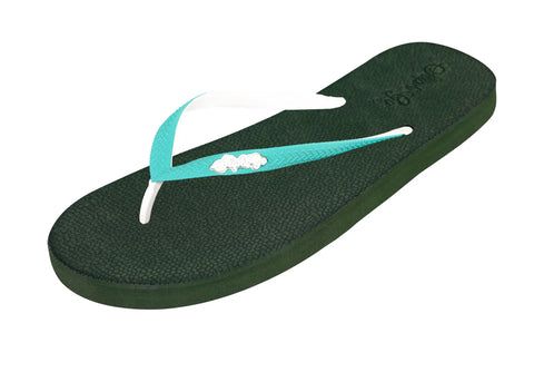 Natural Olive Green Premium Kids Comfort Slipper