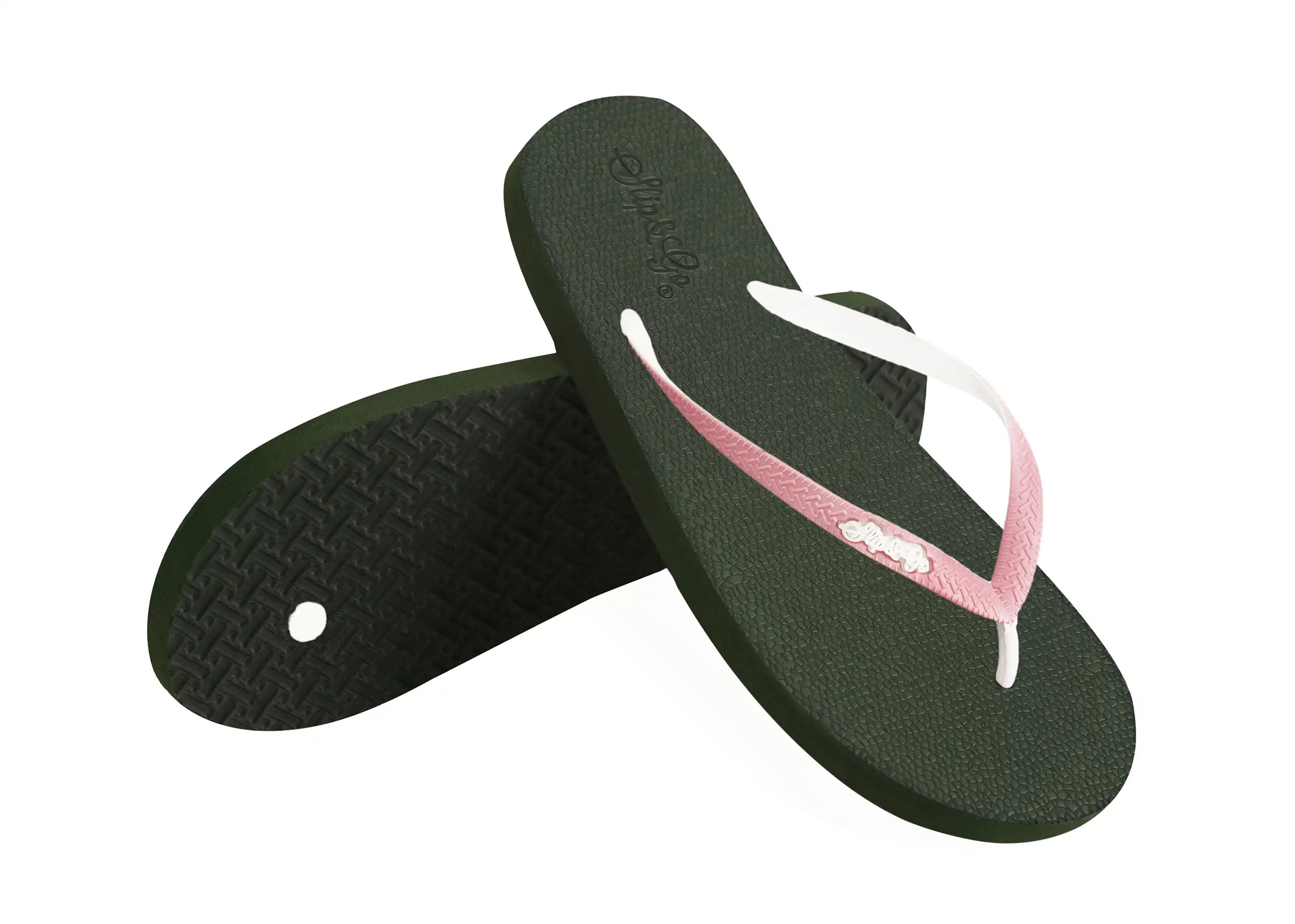 Natural Olive Green Premium Kids Comfort Slipper