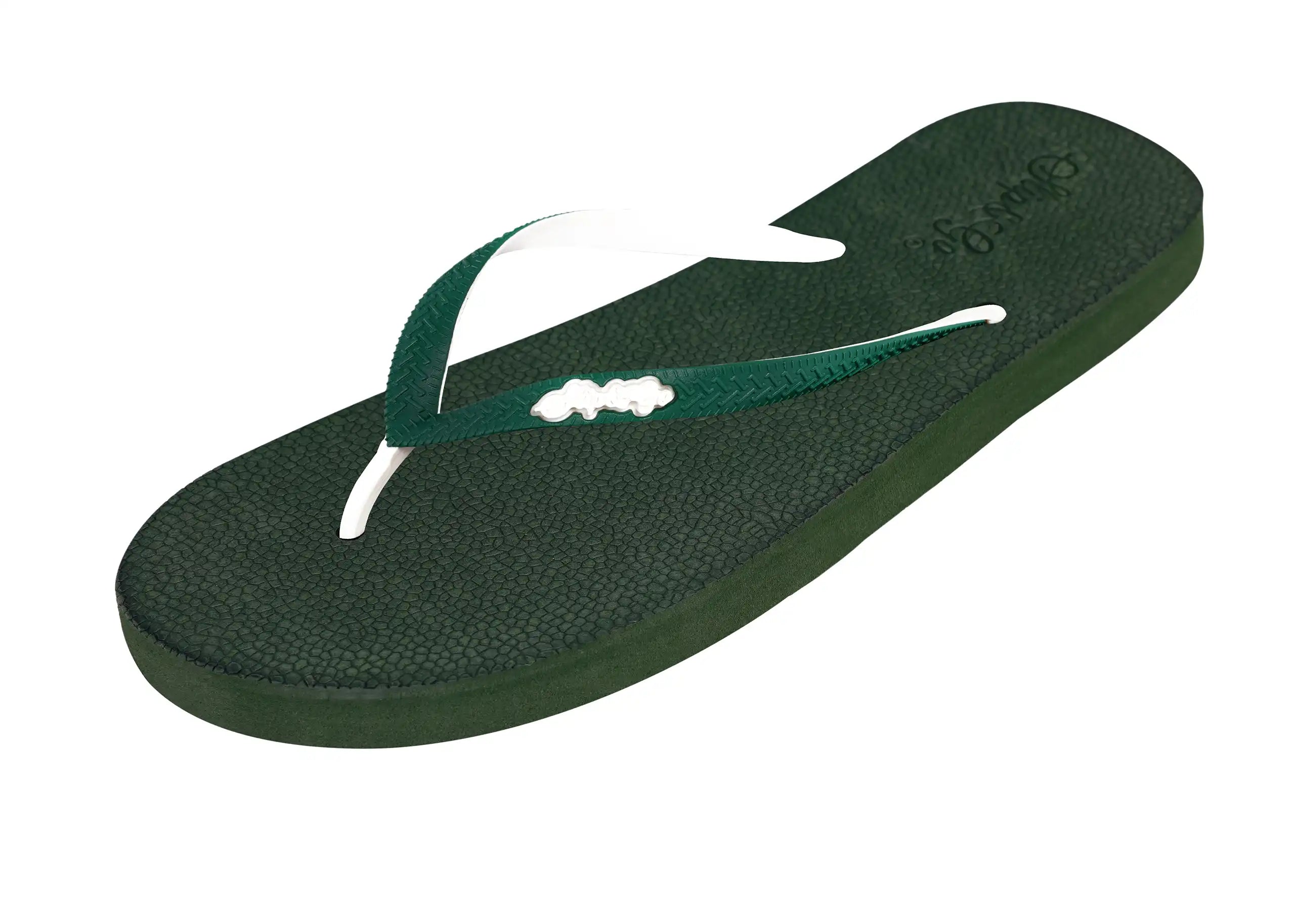 Natural Olive Green Premium Kids Comfort Slipper
