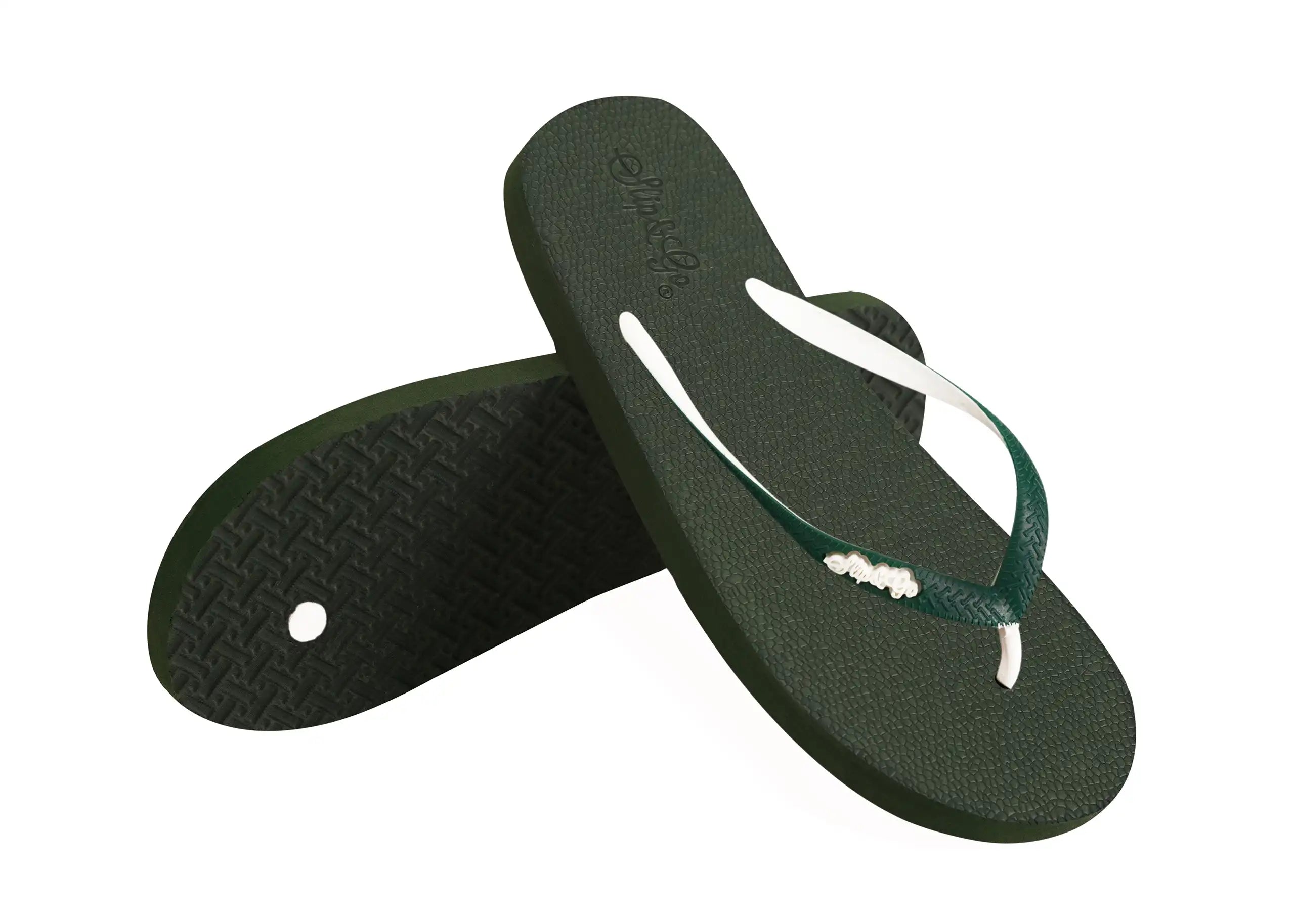 Natural Olive Green Premium Kids Comfort Slipper