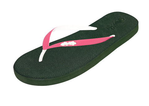 Natural Olive Green Premium Kids Comfort Slipper