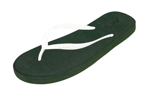 Natural Olive Green Premium Kids Comfort Slipper