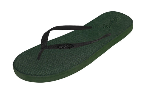 Natural Olive Green Premium Kids Comfort Slipper