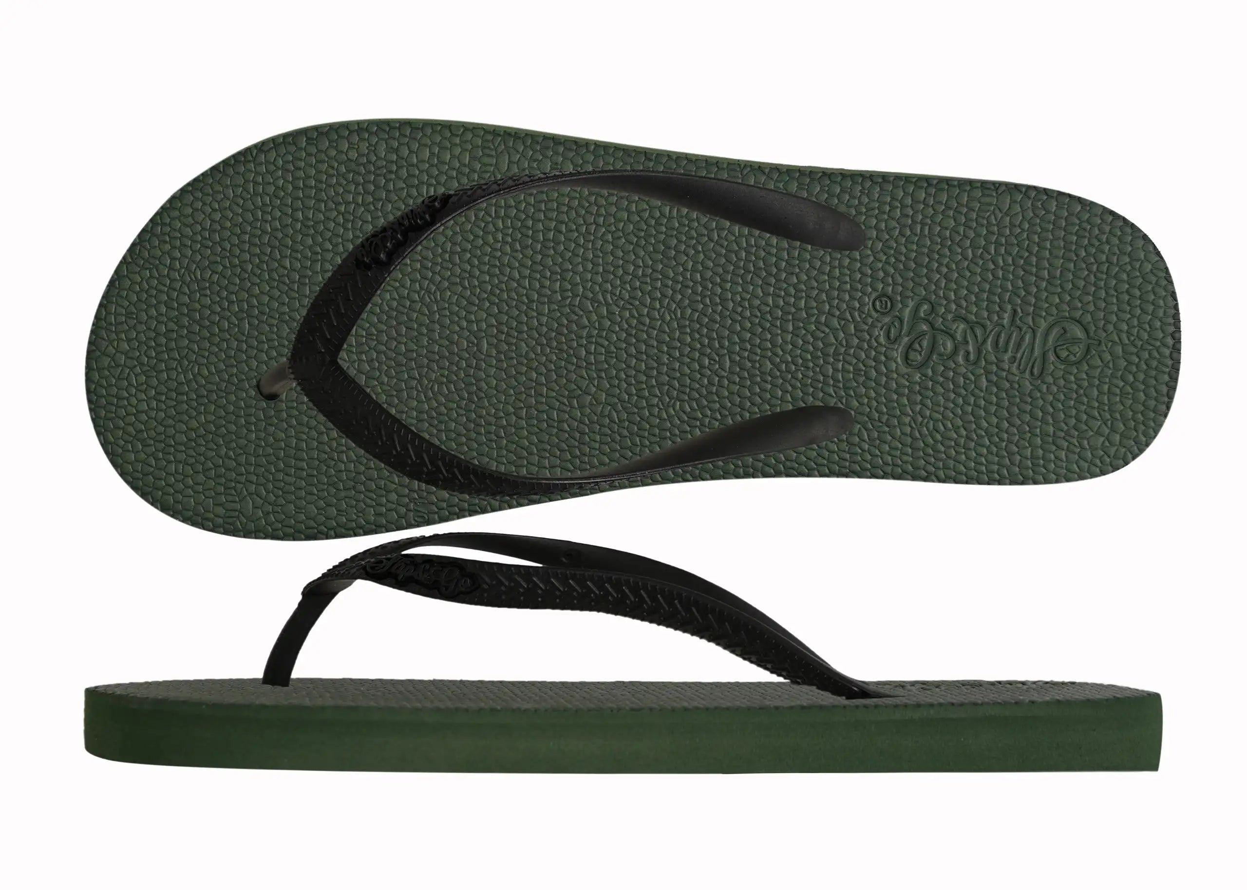 Natural Olive Green Premium Kids Comfort Slipper