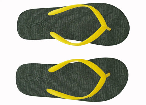 Natural Olive Green Premium Kids Comfort Slipper
