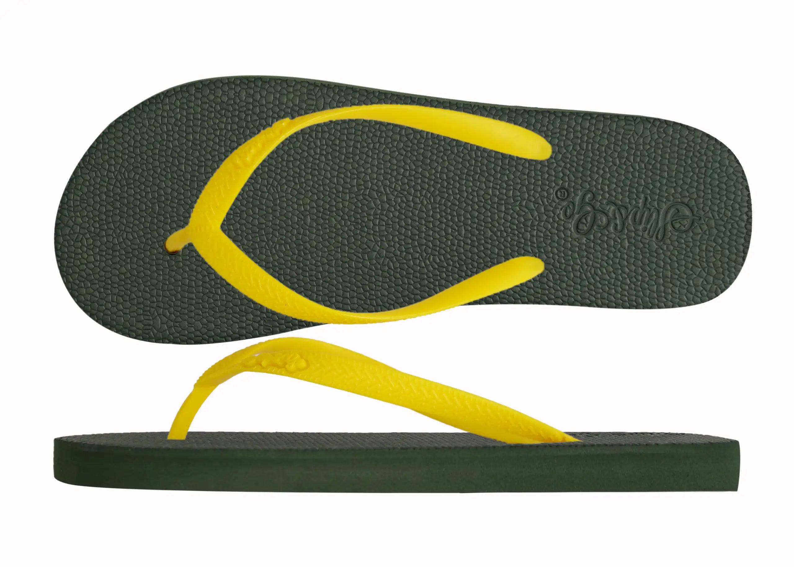 Natural Olive Green Premium Kids Comfort Slipper