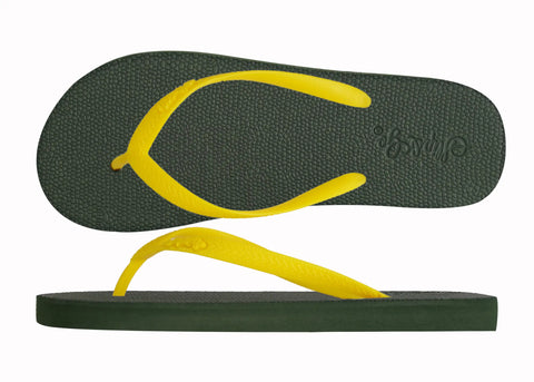Natural Olive Green Premium Kids Comfort Slipper