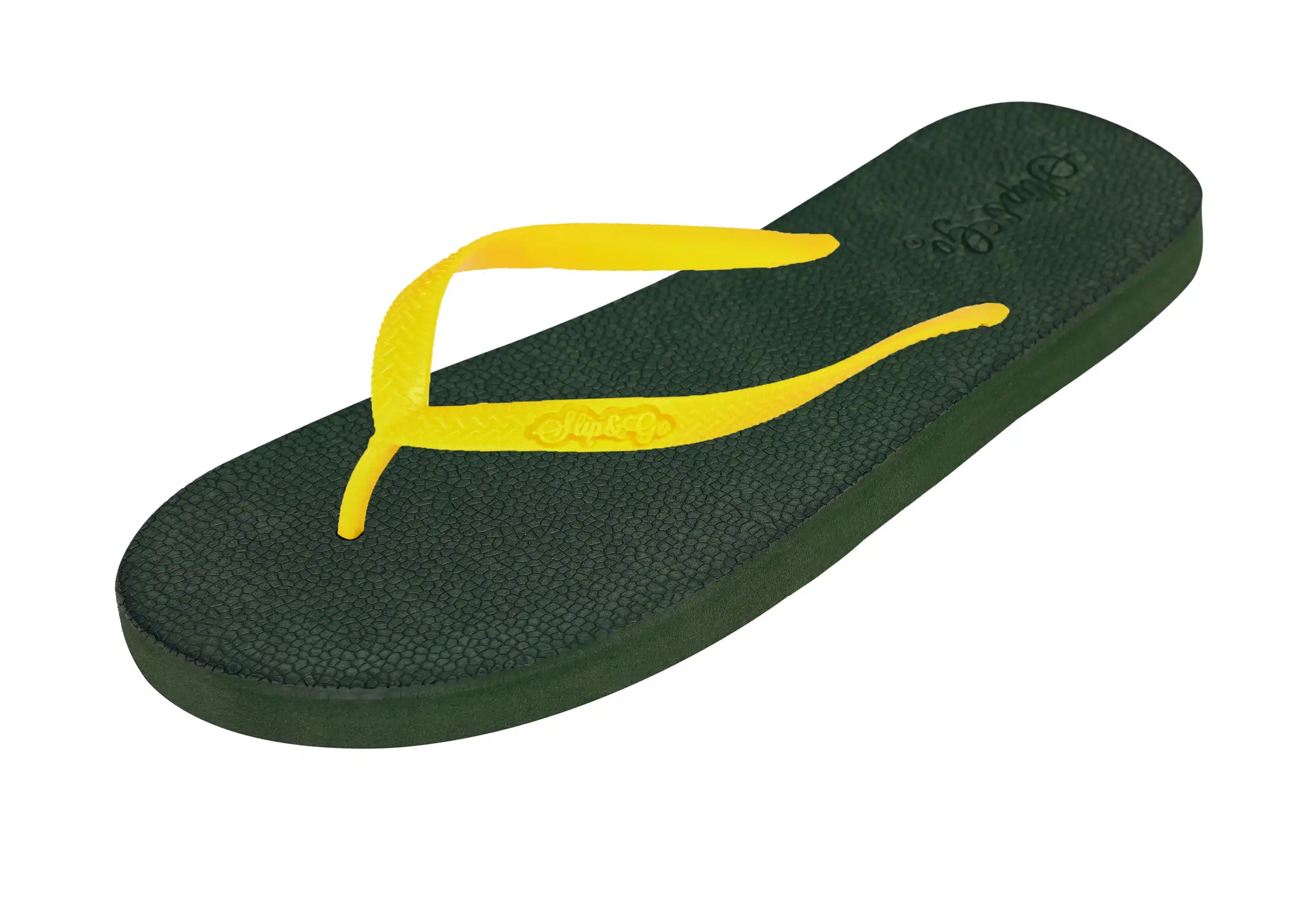 Natural Olive Green Premium Kids Comfort Slipper