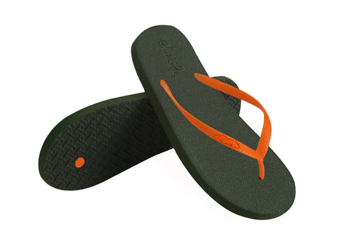 Natural Olive Green Premium Kids Comfort Slipper