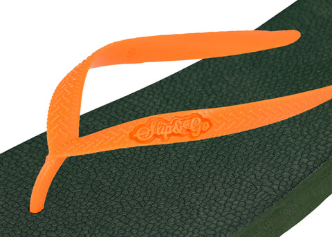 Natural Olive Green Premium Kids Comfort Slipper