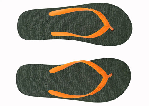 Natural Olive Green Premium Kids Comfort Slipper