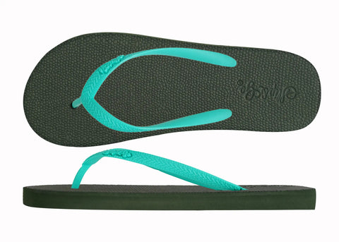 Natural Olive Green Premium Kids Comfort Slipper