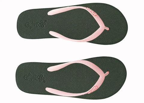 Natural Olive Green Premium Kids Comfort Slipper