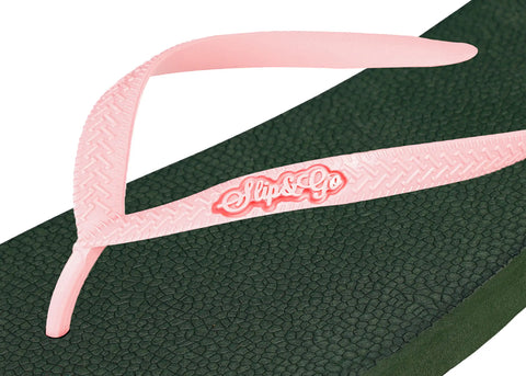 Natural Olive Green Premium Kids Comfort Slipper