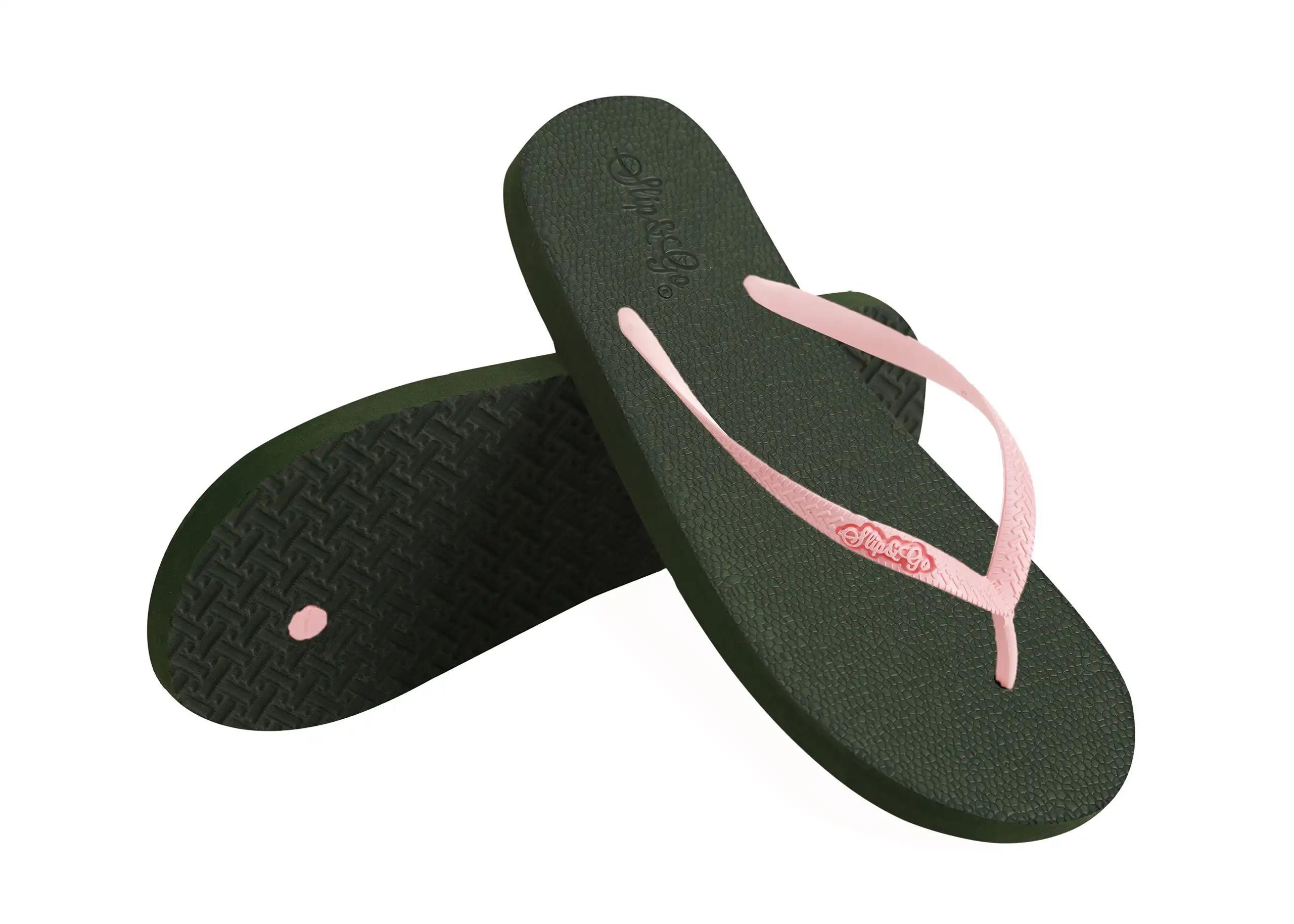 Natural Olive Green Premium Kids Comfort Slipper