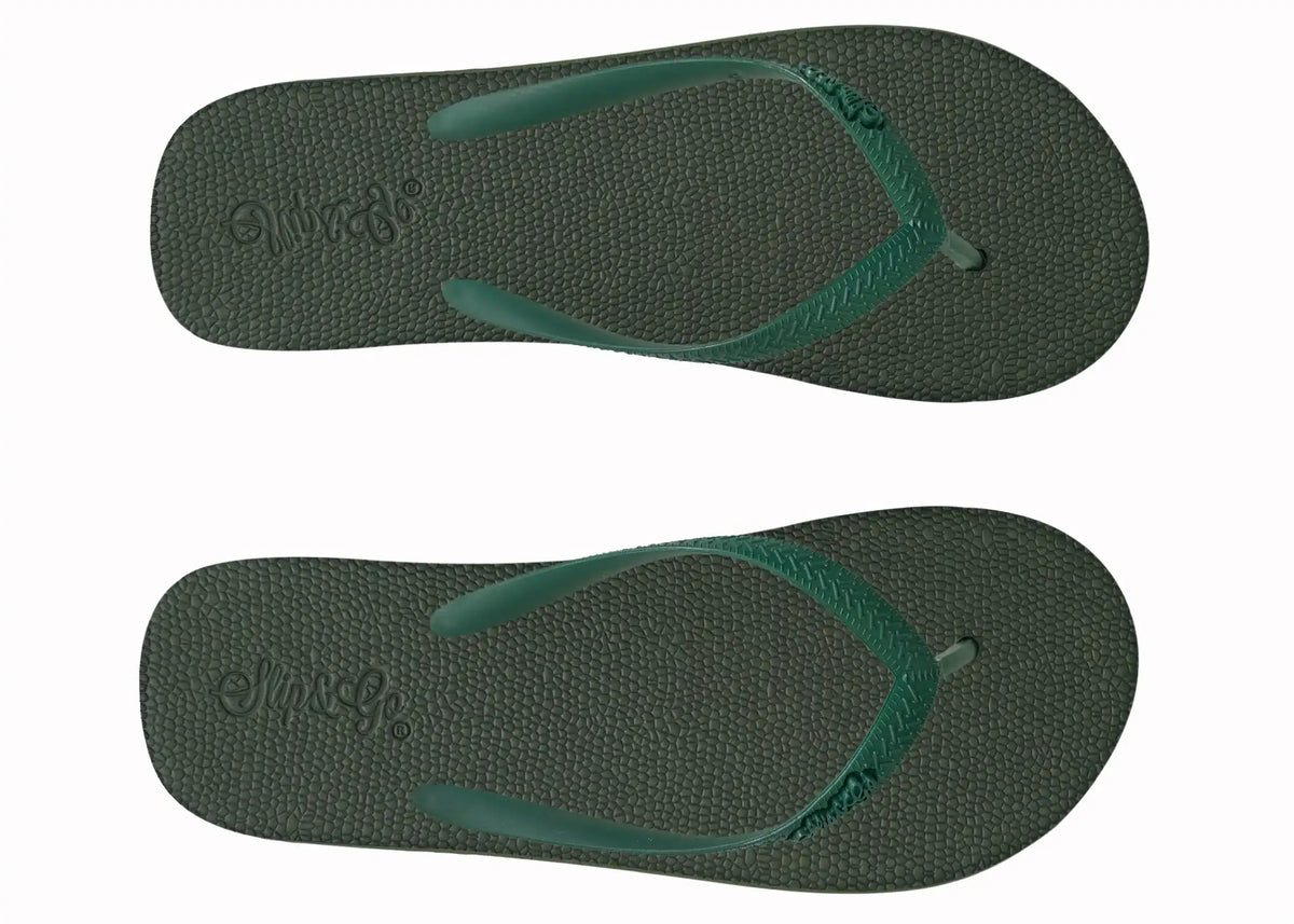 Natural Olive Green Premium Kids Comfort Slipper
