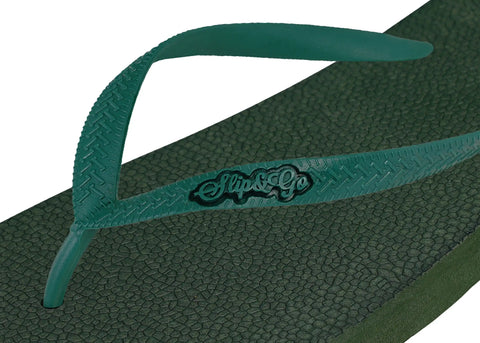 Natural Olive Green Premium Kids Comfort Slipper