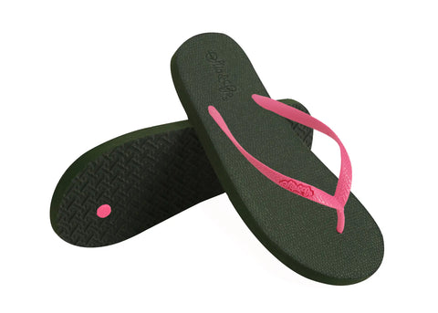 Natural Olive Green Premium Kids Comfort Slipper