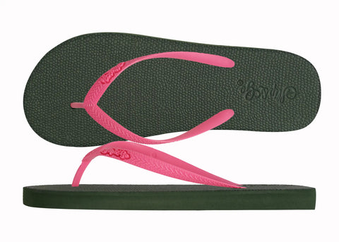 Natural Olive Green Premium Kids Comfort Slipper
