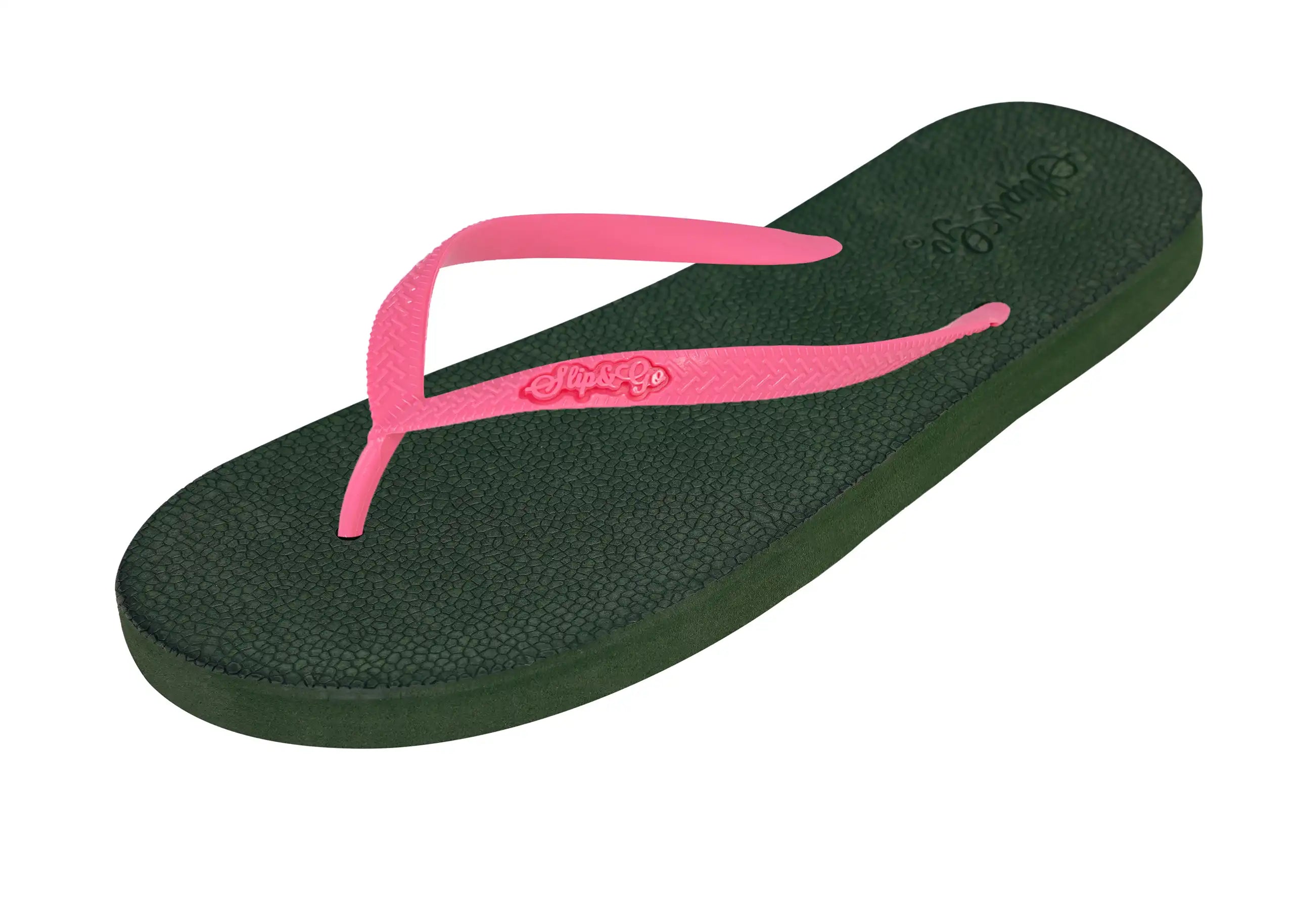 Natural Olive Green Premium Kids Comfort Slipper