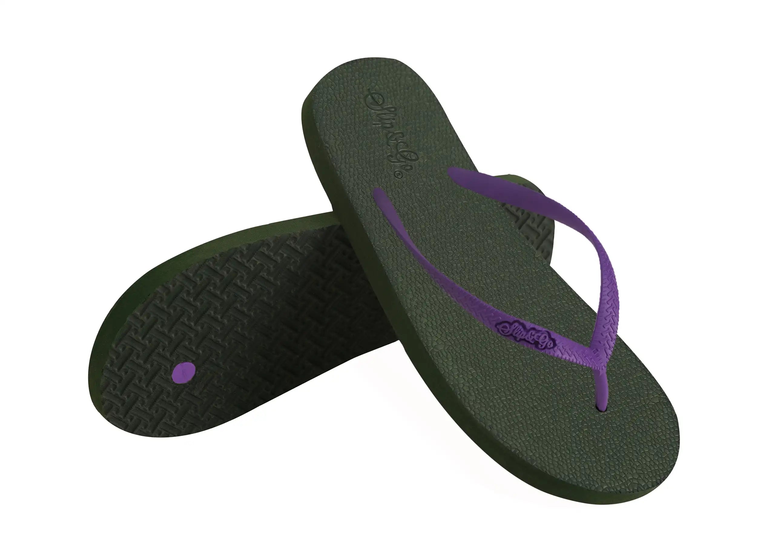 Natural Olive Green Premium Kids Comfort Slipper