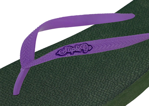 Natural Olive Green Premium Kids Comfort Slipper