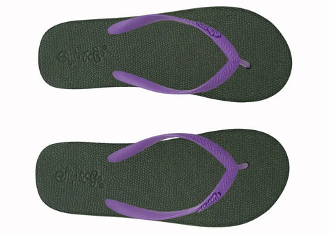 Natural Olive Green Premium Kids Comfort Slipper