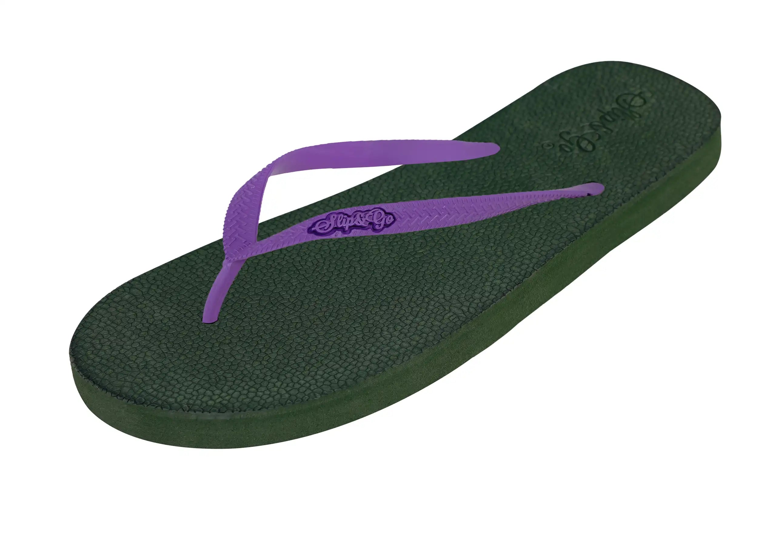 Natural Olive Green Premium Kids Comfort Slipper