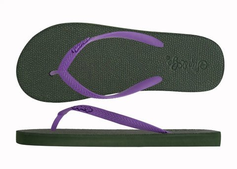 Natural Olive Green Premium Kids Comfort Slipper
