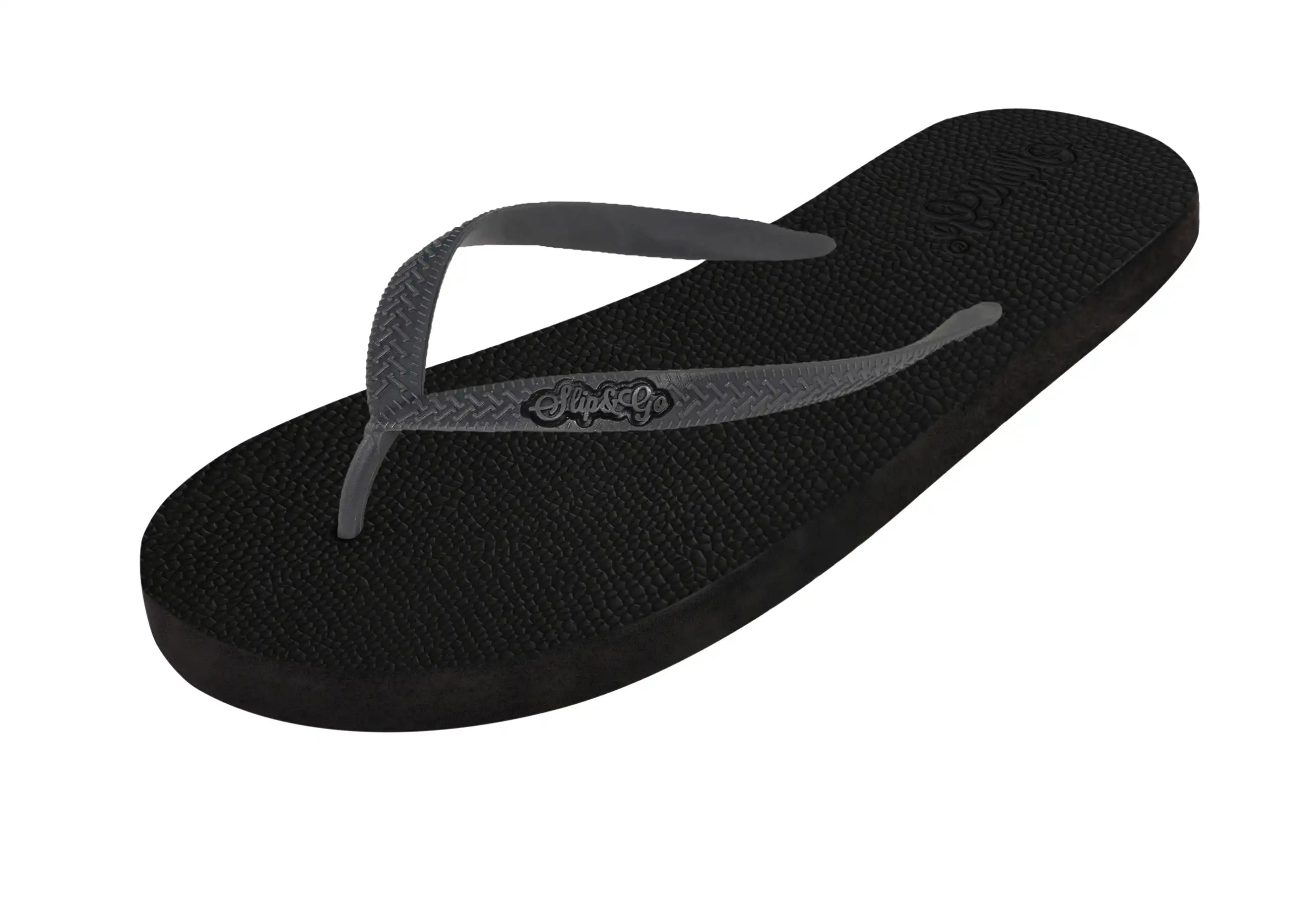 Midnight Black Premium Men’s Comfort Slipper
