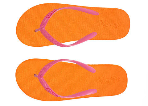 Electric Orange Premium Women's Comfort Slipper